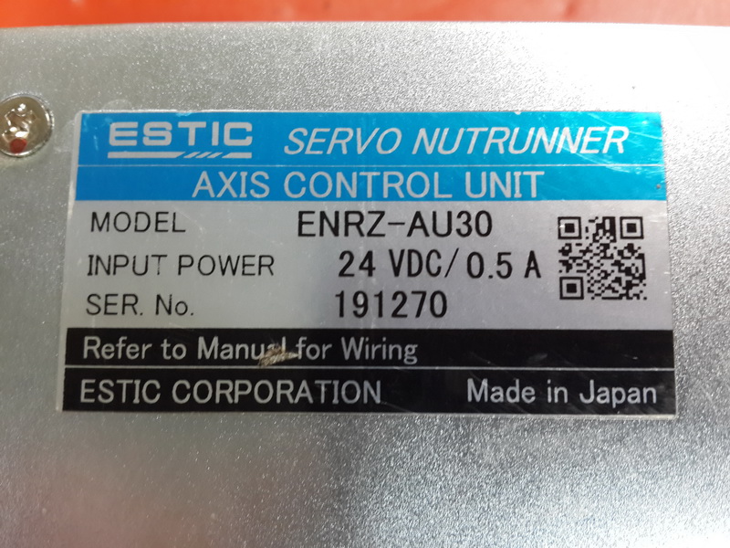 ESTIC ENRZ-AU30 AXIS CONTROL UNIT SERVO NUTRUNNER - PLC DCS SERVO Control  MOTOR POWER SUPPLY IPC ROBOT